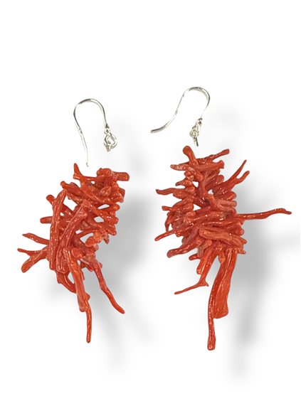 Earrings Mandile 1922 Woman Coralli in Silver Corallo 2MORC10 - 2MORC10